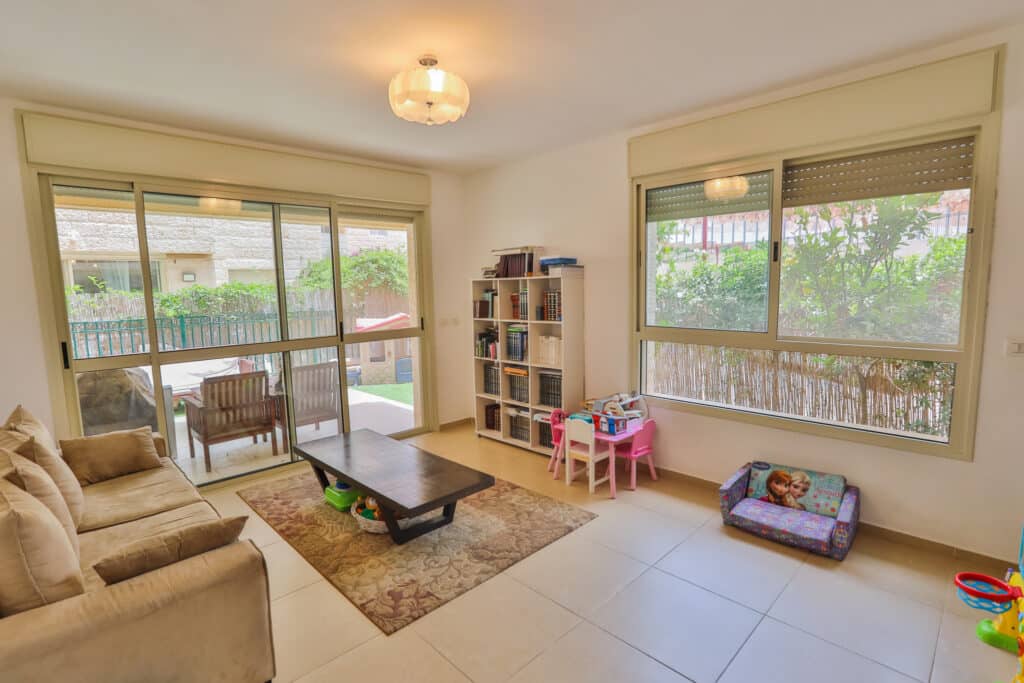 living room with view