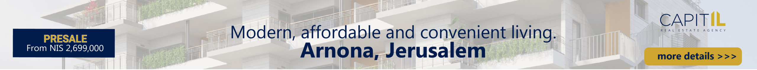New apartment in Jerusalem