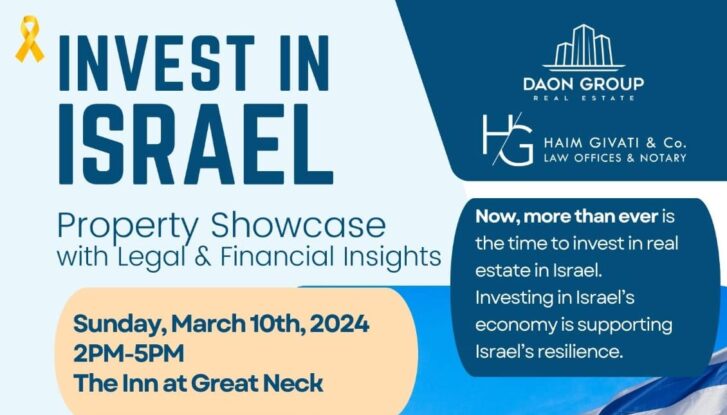 Invest in Israel Property