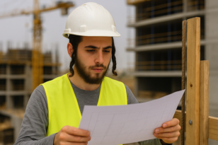construction workers in israel