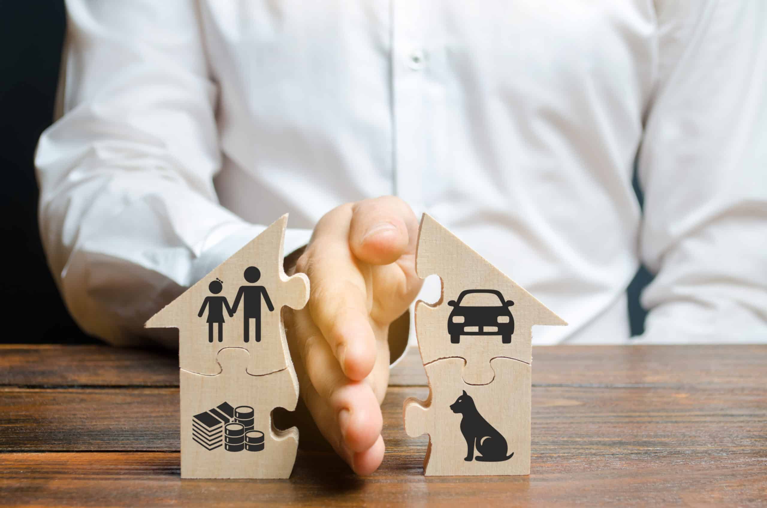 Property split Divorce